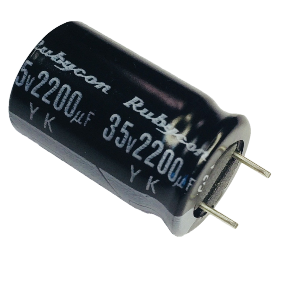 Pack of 5   35YK2200M Capacitor 2200uf 35v 85c YK 16x25 Pro Audio Radial Electrolytic