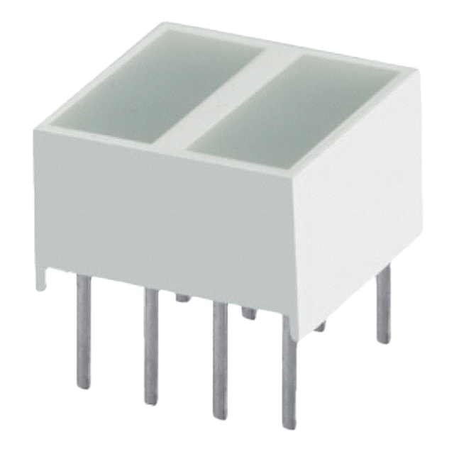 XEMRD100M  LED CBI 8.89X3.81MM 2SEG RD VERT :RoHS