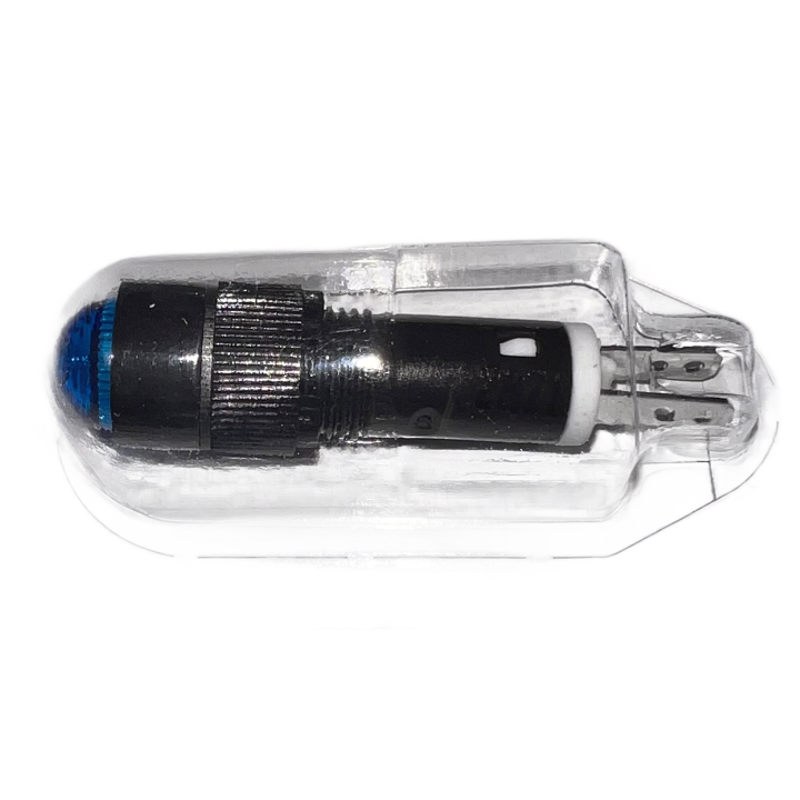 AP8M222-S   LED Panel Indicator Blue 24V 15mA Solder Lug : RoHS