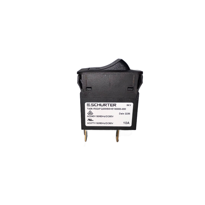 TA36-RS24FQ200BBHE100000-000   Circuit Breaker Thermal 10A 240V AC 60V DC Rocker Panel Mount : RoHS