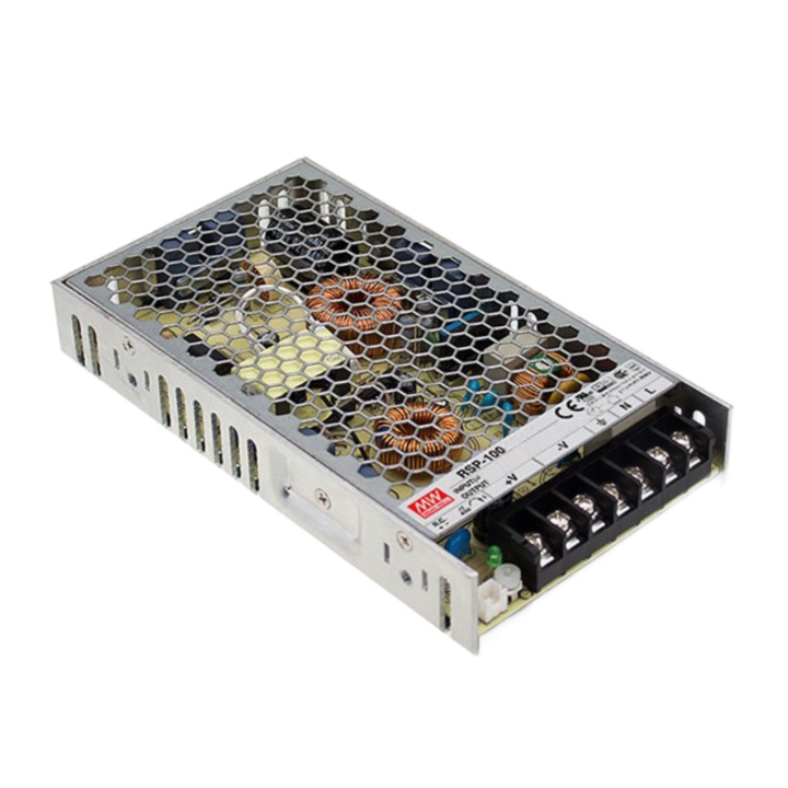 RSP-100-24 AC/DC Power Supply Single-OUT 24V 4.2A 100.8W 9-Pin, Boxed, RoHS, Image shown is a representation only