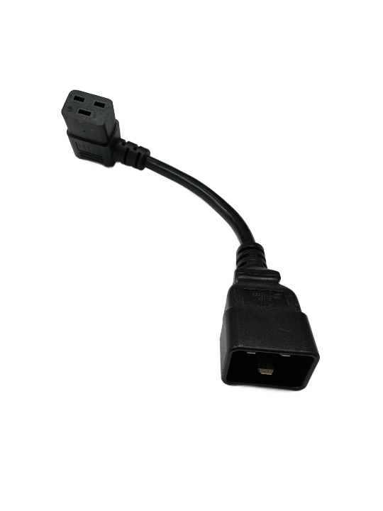 C20 to Right Angle C19 Power Cable Cord(C20 to Right Angle C19)