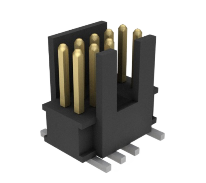 Pack of 4  FTSH-105-01-F-DV-007-K-P  Connector Header Surface Mount 10 position 0.050" (1.27mm)