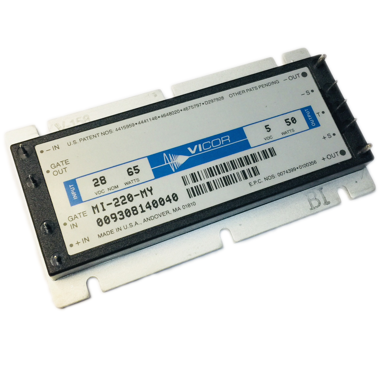MI-220-MY   Isolated DC/DC Converters MI220MY 28V5V 50W