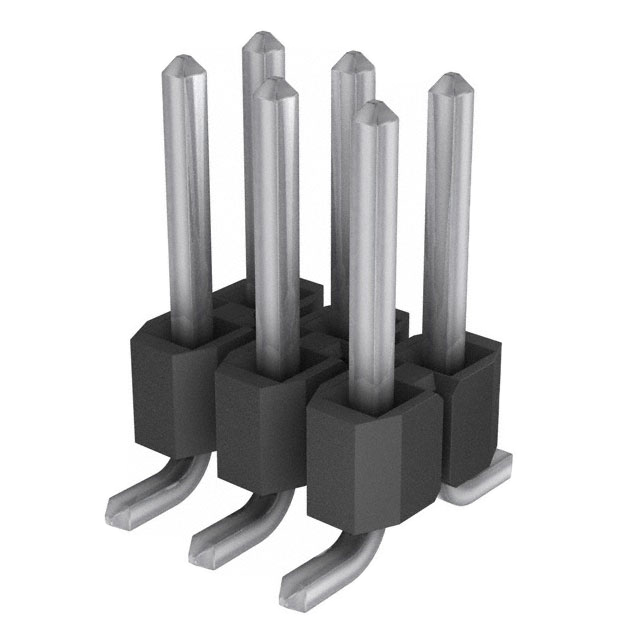 Pack of 4  TSM-103-01-T-DV  Connector Header Surface Mount 6 position 0.100" (2.54mm) :RoHS