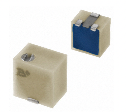 Pack of 3 3214W-1-104E Trimmer 100 kOhms 0.25W, 1/4W J Lead Surface Mount Trimmer Potentiometer Cermet 5.0 Turn Top Adjustment