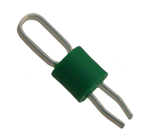 Pack of 10 5126 Green PC Test Point, Multipurpose Phosphor Bronze Silver Plating Through Hole Mounting Type