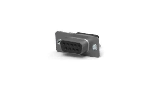 1658643-1 Connector Receptacle for Female Contacts Housing D-Sub 9 Position 745907-1
