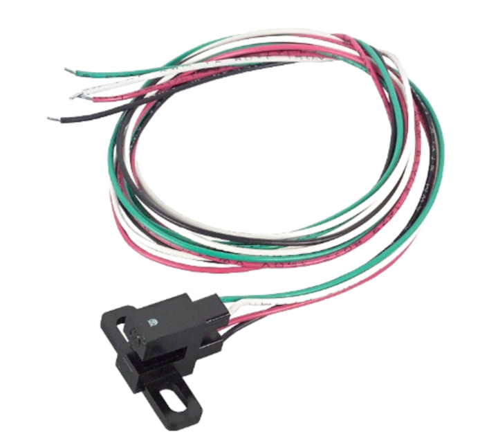 OPB841W55 Optical Sensor Through-Beam 0.125" (3.18mm) Phototransistor Module, Pre-Wired
