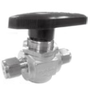 B2VH-6T Ball Valve 3/8 Tube Fitting 3000PSI@100°F , 206BAR@38°C , 150°F@3000PSI, 65.6°C@206BAR , 0.187in-4.8mm 316kzz