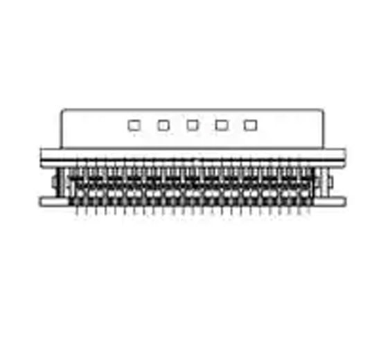 749109-5 Connector SCSI PL 68 POS IDT RA Cable Mount 68 Terminal 1 Port