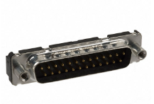 Pack of 4 D25P24A4GV00LF Connector 25 Position D-Sub Plug, Male Pins :RoHS