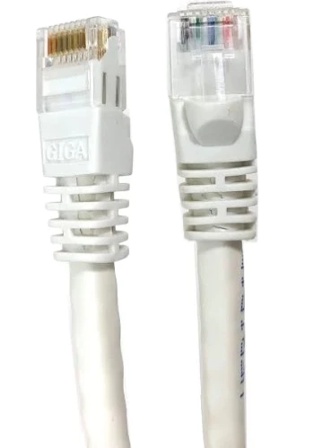 E305668 Cable, category 6 patch cord UTP E305668, Copper white