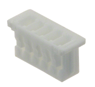 Pack of 10 51021-0500 Connectors - Housings 5 Rectangular Receptacle Natural 0.049" (1.25mm)