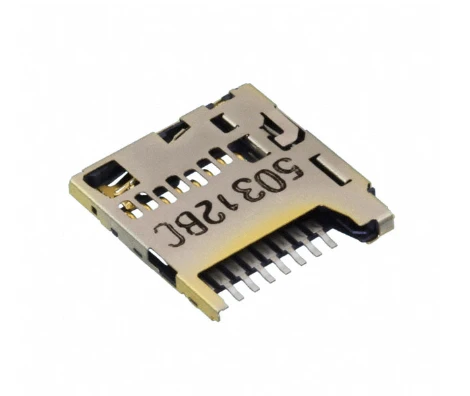 Pack of 3 5033981892 Micro 9 (8 + 1) Position Card Secure Digital - microSD™ Surface Mount, Right Angle Gold