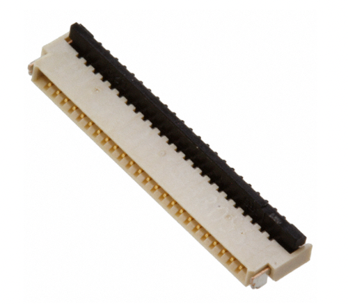 Pack of 5 FH34S-24S-0.5SH(50) Connector 24 Position FFC, FPC Connector Contacts, Top 0.020" (0.50mm) Surface Mount, Right Angle
