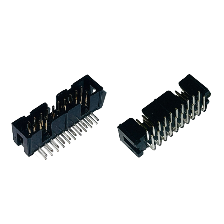 Pack of 2  D2520-5002-AR  Conn Shrouded Header HDR 20 POS 2.54mm Solder RA Thru-Hole, RoHS