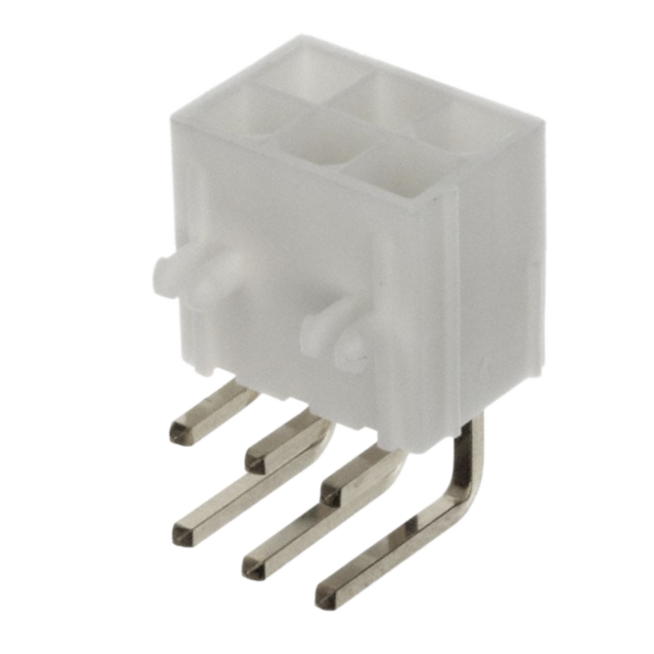 Pack of 2 39-30-1062 Conn Power HDR 6 POS 4.2mm Solder RA Thru-Hole 6 Terminal 1 Port Tray, Bulk, 0039301062