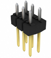 Pack of 4 0901310763 Connector Header Through Hole 6 position 0.100" (2.54mm) :RoHS