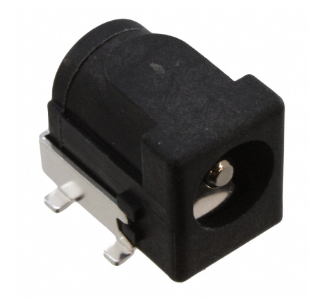 PJ-002BH-SMT-TR Power Barrel Connector Jack 2.50mm ID (0.098"), 5.50mm OD (0.217") Surface Mount, Right Angle