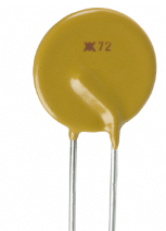 Pack of 10 RXEF160 Polymeric PTC Resettable Fuse 72V 1.6 A Ih Through Hole Radial, Disc :RoHS