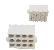 350433-1 Connector Header Through Hole 12 position 0.250" (6.35mm) :RoHS