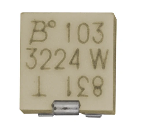 Pack of 4 3224W-1-104G Trimmer 100 kOhms 0.25W, 1/4W J Lead Surface Mount Trimmer Potentiometer Cermet 12.0 Turn Top Adjustment