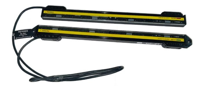 GL-S16FH  Safety light-Slim type, Light Curtain, Flat type 16 beam axes, GL-S16FH-T / GL-S16FH-R, Cables included (GL-SS1) GL-S Series Cable 1m, Only Transmitter and receiver, Not Boxed