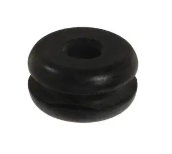 Pack of 100 2172 Grommet, Round, Open, 4.776 mm, Rubber, 7.938 mm, 1.6 mm