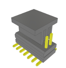 Pack of 3 MW-07-03-G-D-095-085-P-TR Connector Header 14 Position Spacer 0.039" (1.00mm) Gold Surface MountMW-07-03-G-D-095-085-P