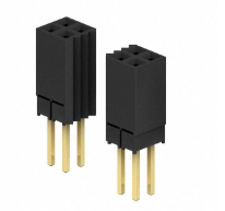 Pack of 3  ESQ-114-13-G-D   Connector Socket  28POS 0.1 GOLD PCB, Tube, RoHS