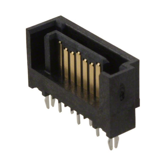 Pack of 7 5607-5102-SH Connector 7 Position SATA Plug Solder Through Hole : RoHS