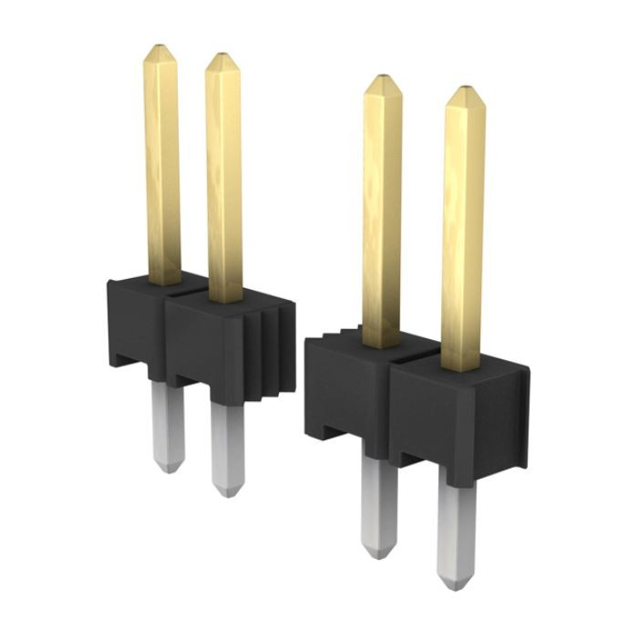 Pack of 4 5-146280-5 Connector Header Through Hole 5 position 0.100" (2.54mm) : RoHS