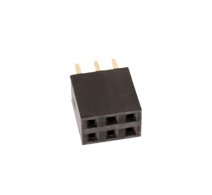 Pack of 5 61300621821 Connector 6 Position Receptacle Connector 0.100" (2.54mm) Through Hole Gold