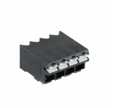 1824543 Connector 4 Position Wire to Board Terminal Block Horizontal with Board 0.138" (3.50mm) Surface Mount