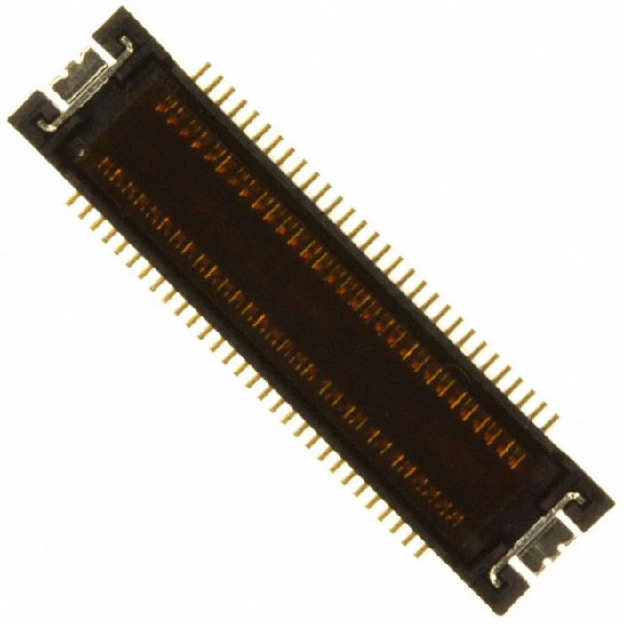 245046060600829+ Connector Receptacle, 60 Position Center Strip Contacts Surface Mount Gold : RoHS