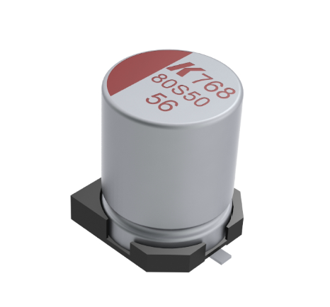 A768KS476M1JLAE031 Capacitor 47 µF 63 V Aluminum - Polymer Capacitors Radial, Can - SMD 31mOhm 2000 Hrs @ 125°C