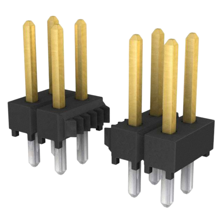 Pack of 4 TSW-110-07-L-D Conn Unshrouded Header HDR 20 POS 2.54mm Solder ST Top Entry Thru-Hole Bulk, RoHS3