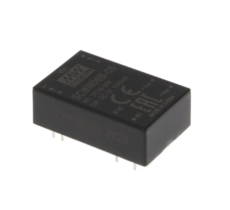 Pack of 2 SCWN06B-05 Converter Isolated Module DC DC Converter 1 Output 5V 1A 18V - 36V Input