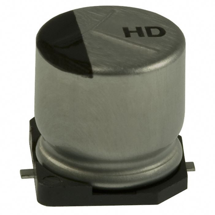 Pack of 12 EEE-HD2A100P Capacitors 10 µF 100V Aluminum Electrolytic Radial, Can - SMD 5000 Hrs @ 105°C : RoHS