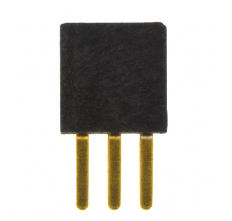 Pack of 6 LPPB032CFFN-RC Connector 6 Position Header Connector 0.050" (1.27mm) Through Hole Gold