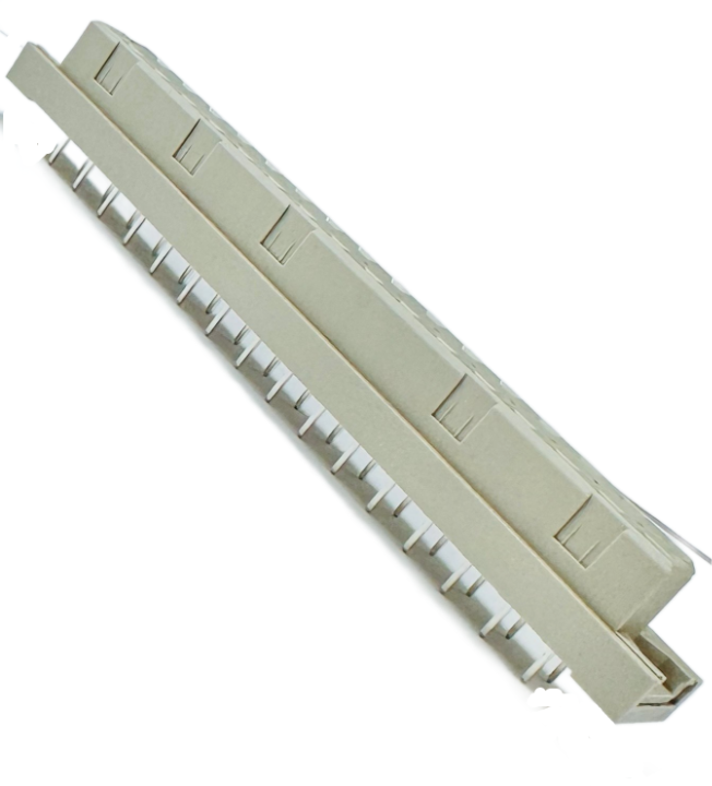 100-032-452 Connector Board Euro, 32 Contact(s), 2 Row(s), Female, Straight, 0.1 inch Pitch, Solder Terminal, Gray Insulator, Plug