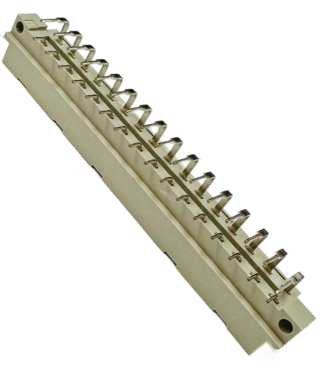 100-032-033 Connector, Board Euro 32 Contact(s), 2 Row(s), Male, Right Angle, 0.2 inch Pitch, Solder Terminal, Locking