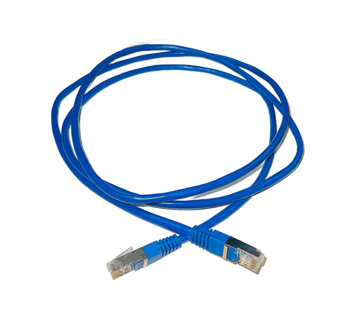 Cables, Snagless, Cat5e Ethernet Network Patch Cable, Blue, 6ft, 24AWG 4PR