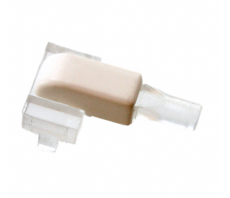Pack of 4 RLP1-200-500 Light Pipe Single Clear Rigid Board Mount, Snap-In, Right Angle