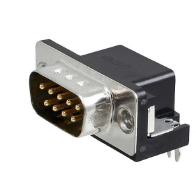 Pack of 2 1-1634580-2 Connector 9 Position D-Sub Plug, Male Pins :RoHS