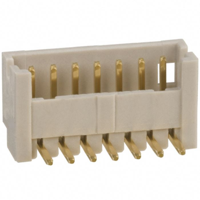 Pack of 2 DF137P125DS50 Connector Header Through Hole, Right Angle 7 position 0.049" (1.25mm) : RoHS