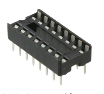 Pack of 10 1-390261-4 Connector Dip Socket 16POS TIN