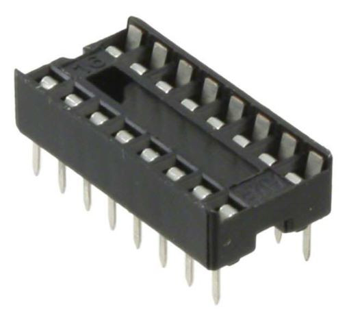 Pack of 15 390261-4 Connector 16 (2 x 8) Pos DIP, 0.3" (7.62mm) Row Spacing Socket Tin-Lead Through Hole