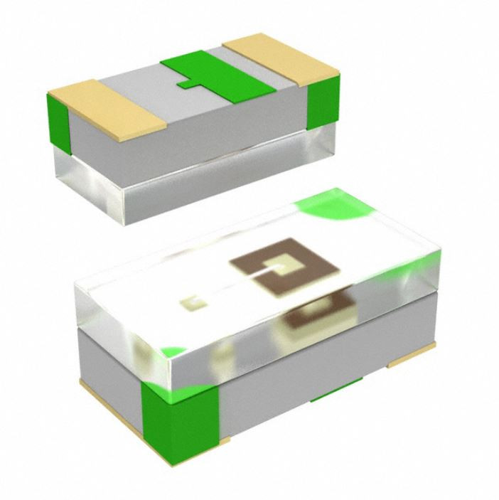 Pack of 10 LT QH9G LED Green 525nm Indication - Discrete 2.85V 0402 (1005 Metric) : RoHS